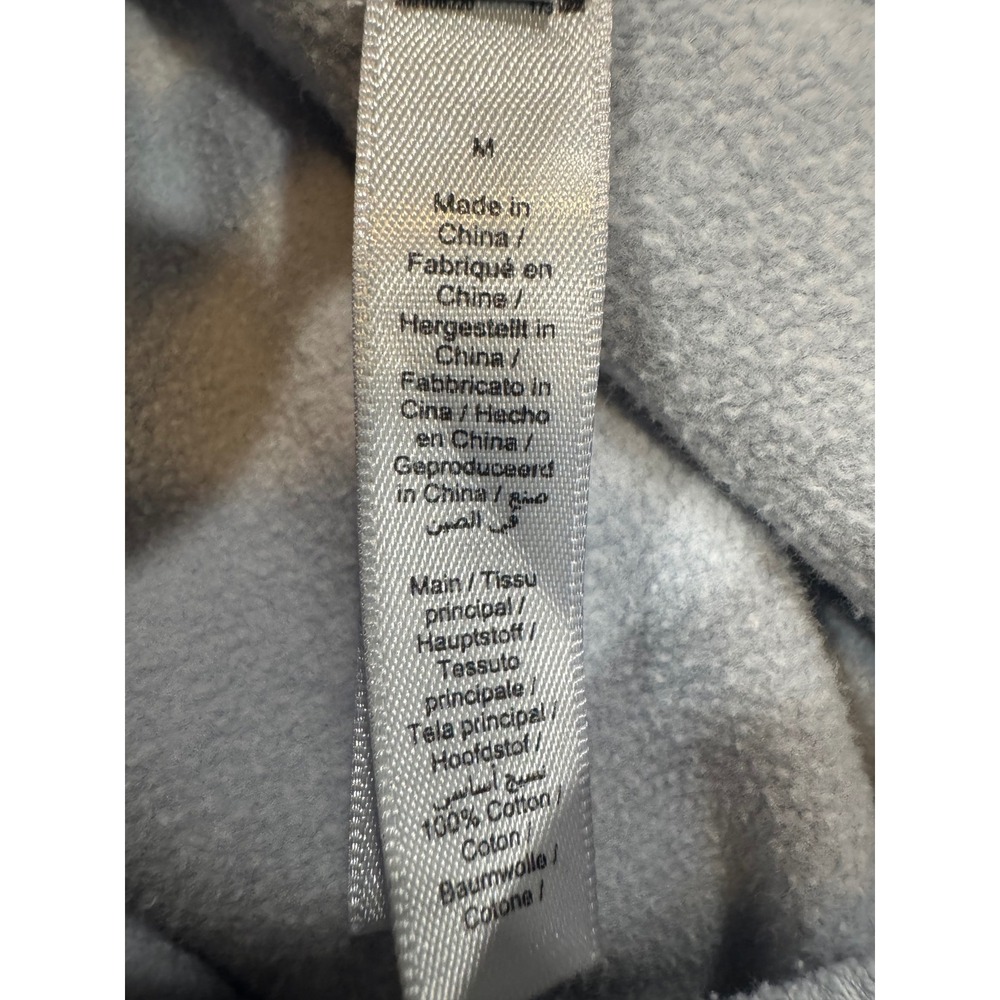 SKIMS Fleece Boyfriend Hoodie Light Blue Oversized Pullover Sweatshirt Medium - Picture 8 of 8